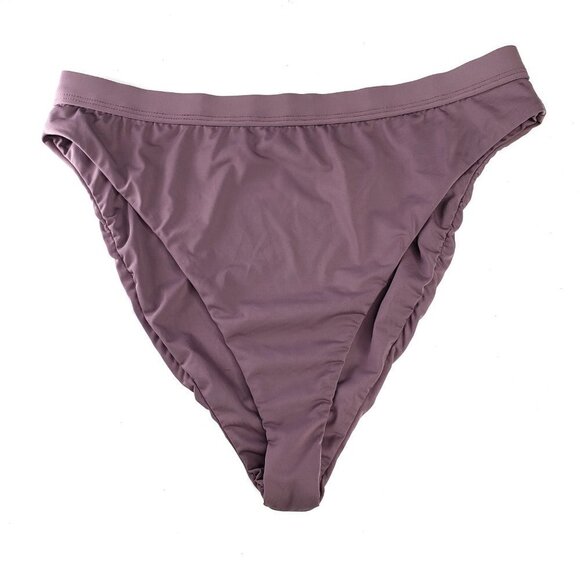 Lulus Feeling Beach-y‎ Dusty Purple Bikini Bottom M High Waist - Picture 4 of 10